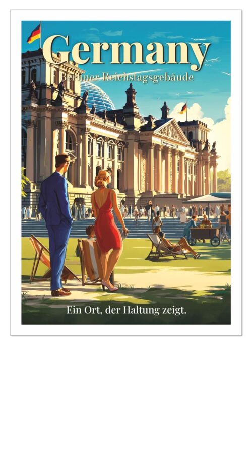 Postkarte A6 - Germany Reichstagsgebäude