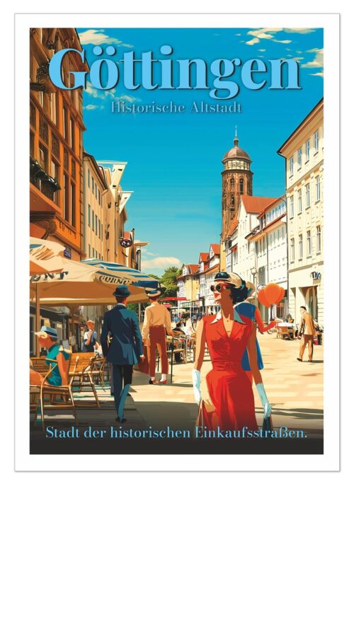 Postkarte A6 - Göttingen Innenstadt