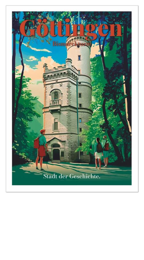 Postkarte A6 - Göttingen Bismarckturm