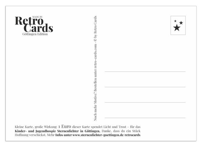 Postkarte A6 - Göttingen Bismarckturm – Bild 2