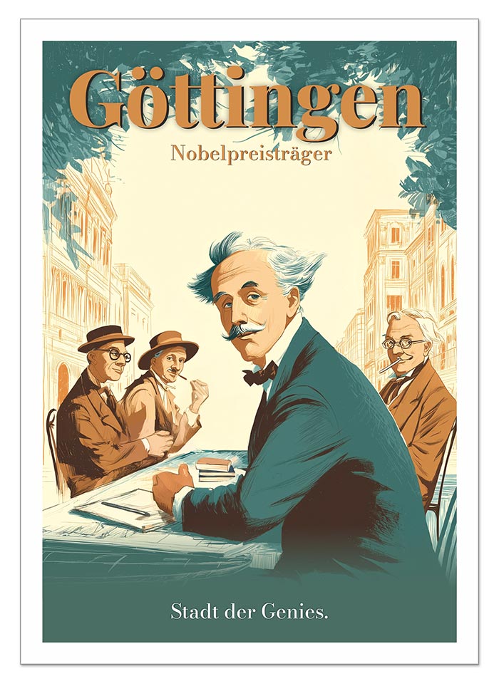 Postkarte A6 - Göttingen Genies