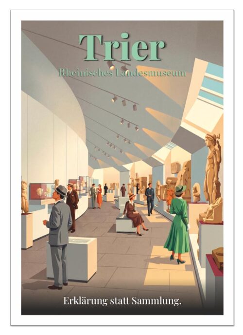 Postkarte A6 - Trier Rheinisches Landesmuseum